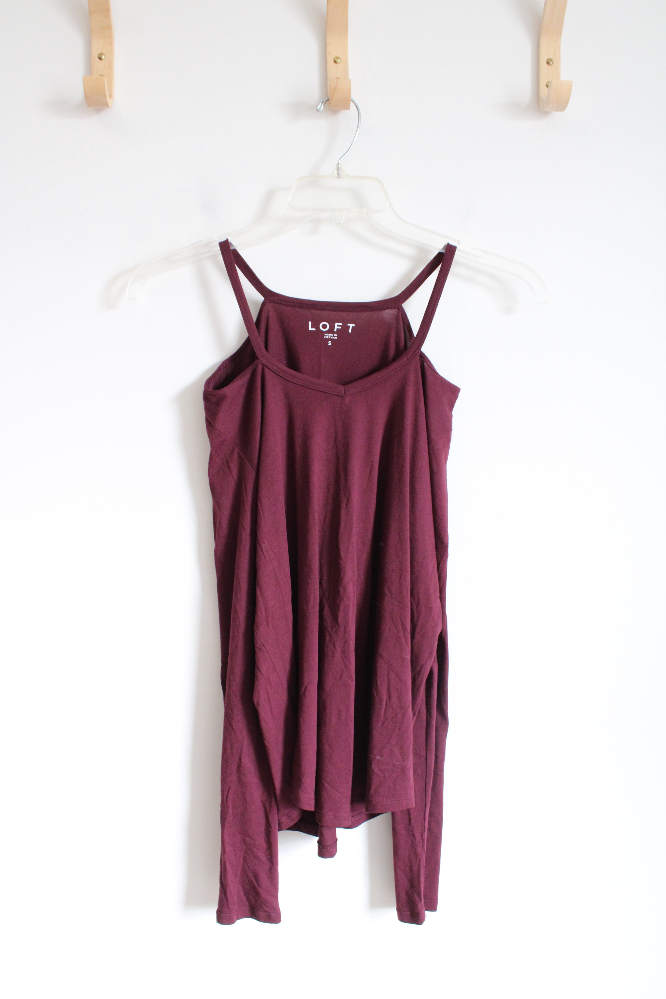 Loft Maroon Off the Shoulder Top | SM