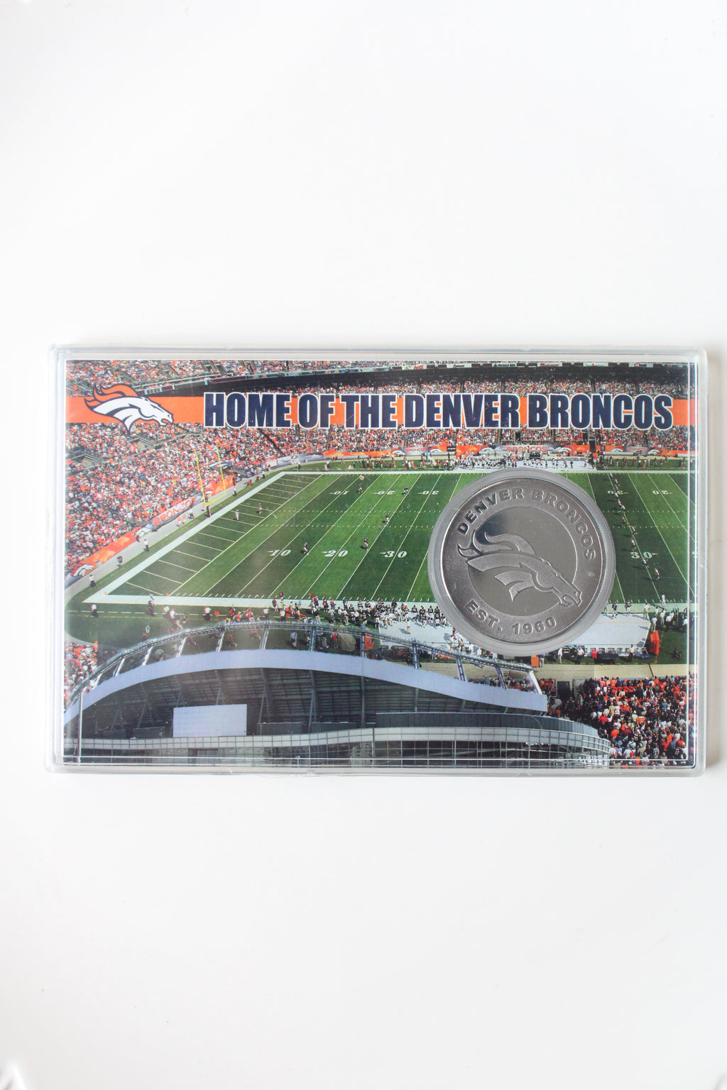 Denver Broncos 29MM Minted Medallion Silver Collector's Coin
