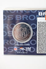 Denver Broncos 29MM Minted Medallion Silver Collector's Coin
