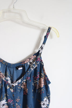 Torrid Blue Floral Spaghetti Strap Top | 0