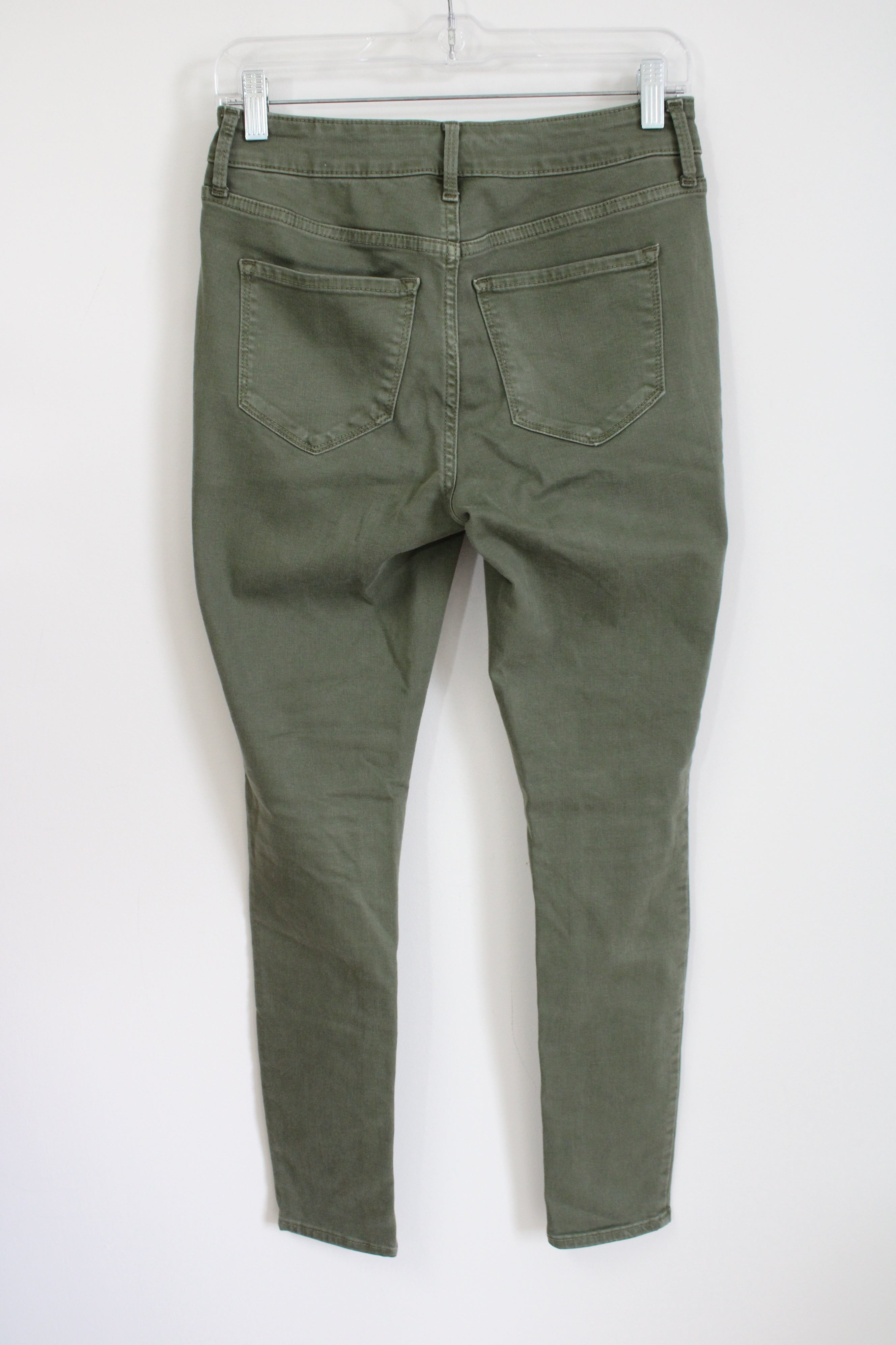 Old Navy Rockstar Super Skinny Olive Green Jeans | 4