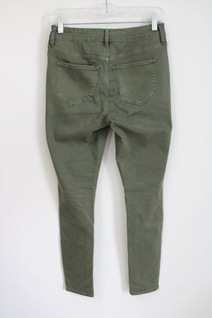 Old Navy Rockstar Super Skinny Olive Green Jeans | 4