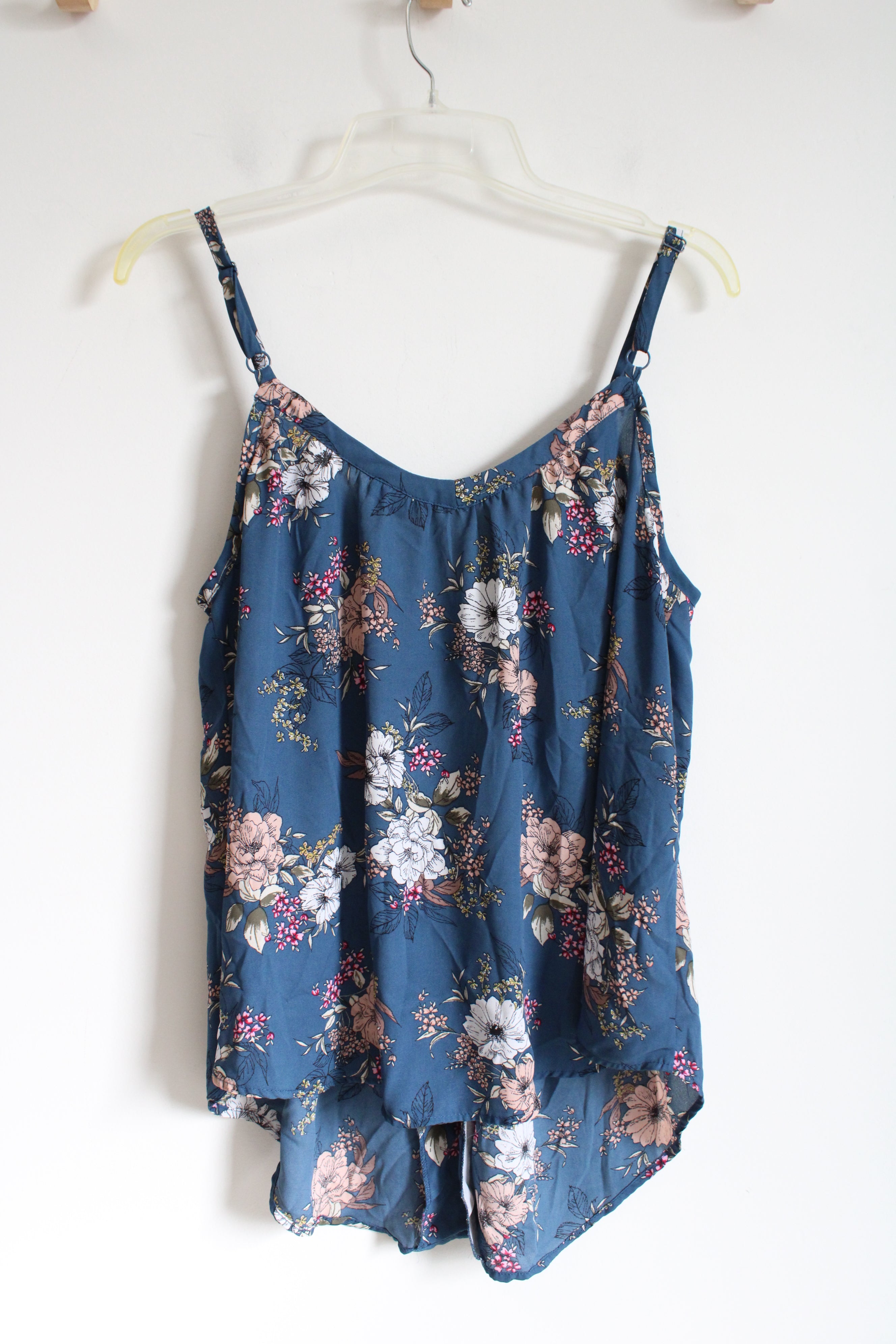 Torrid Blue Floral Spaghetti Strap Top | 0