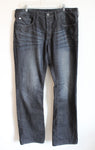 David Bitton BDB Buckle Lucas Relaxed Boot Cut Jeans | 36X36