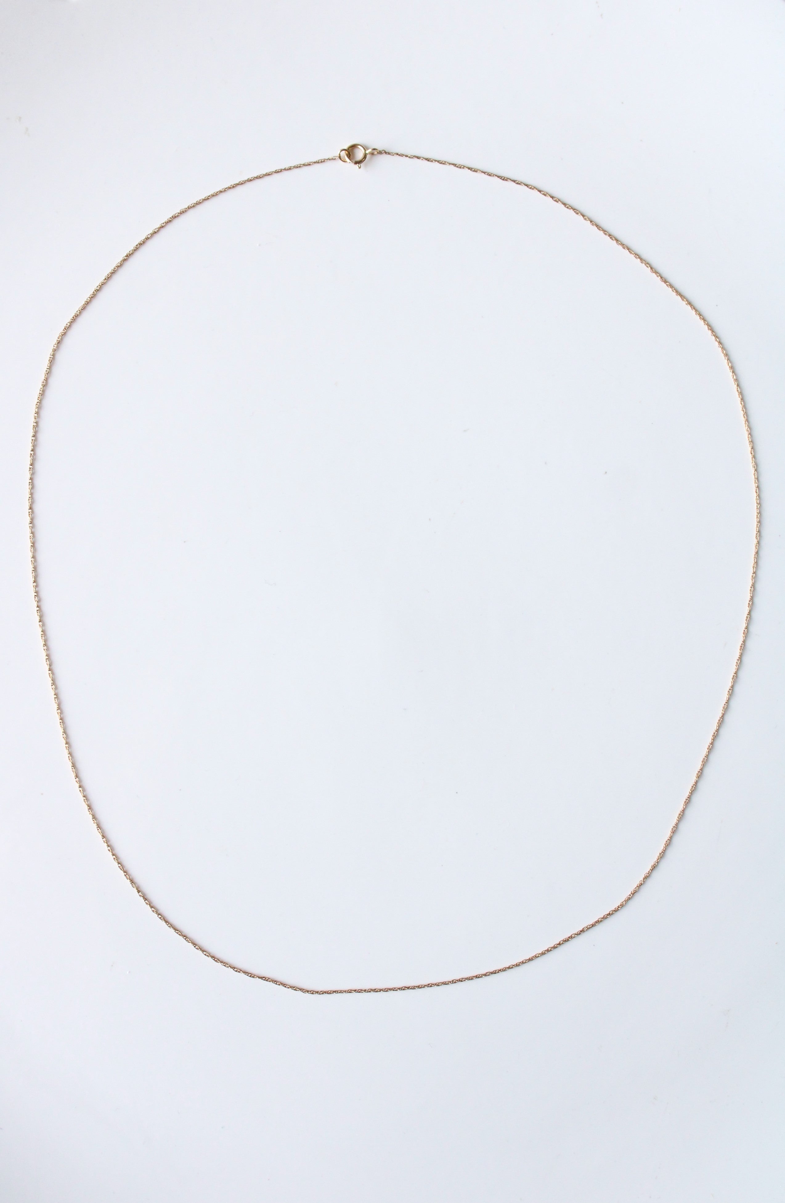 585 Yellow Gold Delicate Chain Necklace