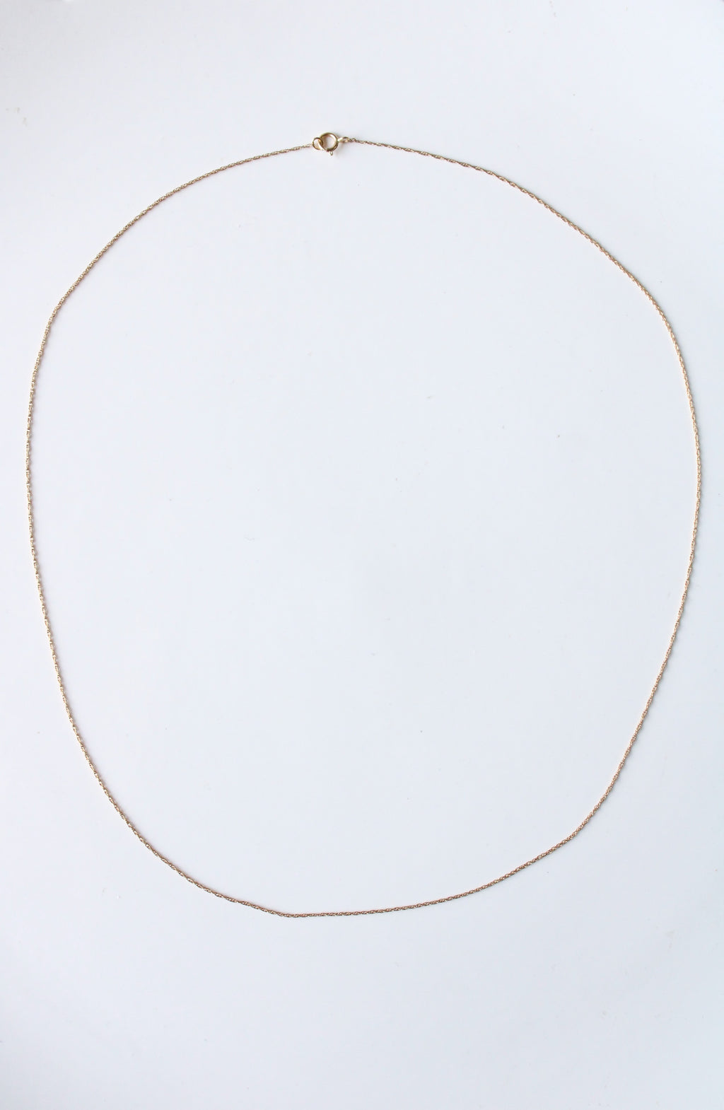 585 Yellow Gold Delicate Chain Necklace