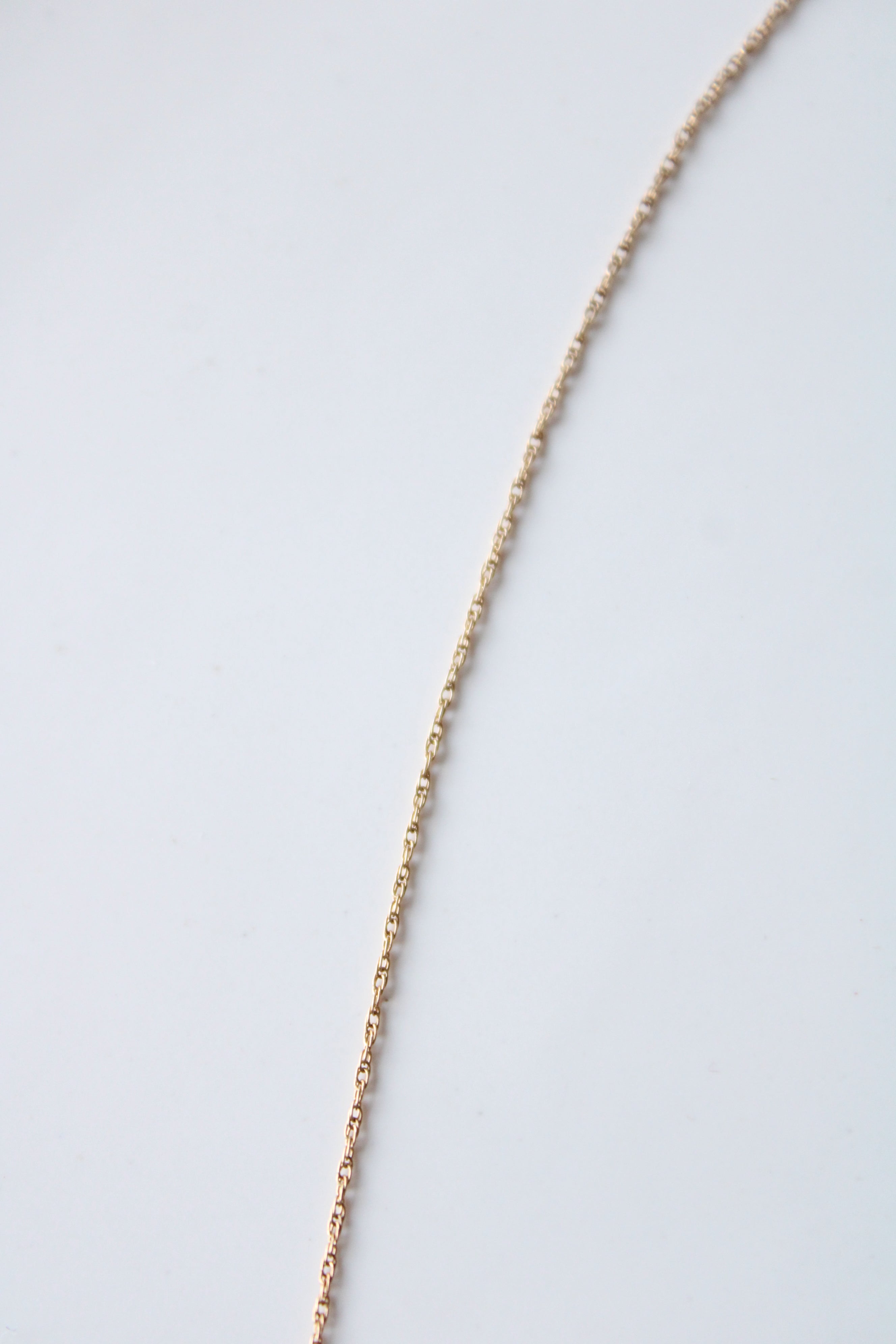 585 Yellow Gold Delicate Chain Necklace