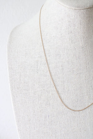 585 Yellow Gold Delicate Chain Necklace