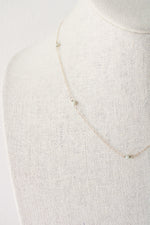 14KT Yellow Gold Pearl Chain Necklace