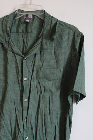 Van Heusen Air Green Button Down Shirt | XL 17-17 1/2