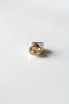 Citrine Yellow Stone Sterling Silver Ring | Size 6.5