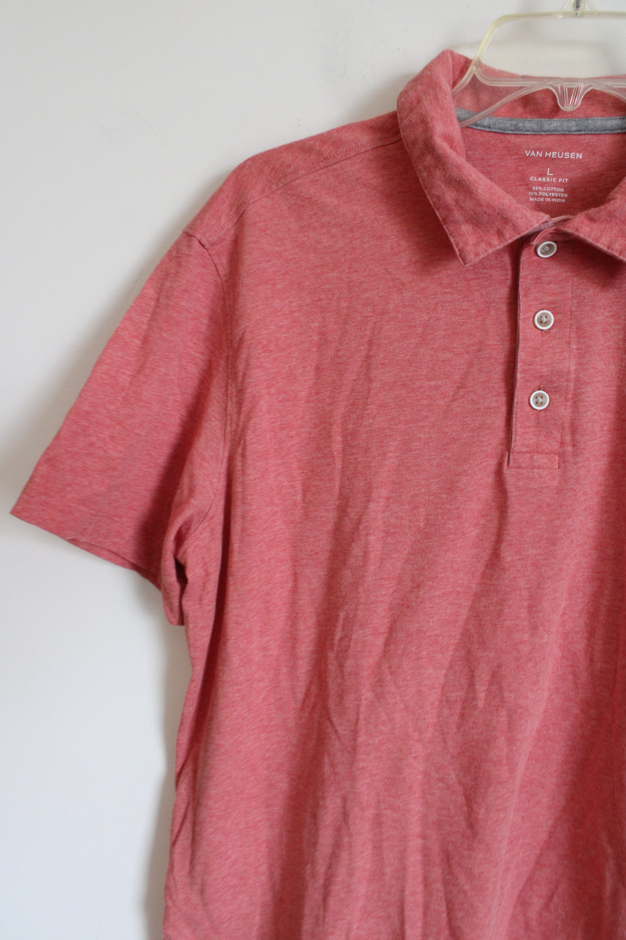 Van Heusen Coral Classic Fit Polo Shirt | L