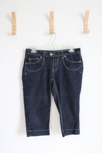 New Attitude Dark Wash Denim Bermuda Shorts | 9