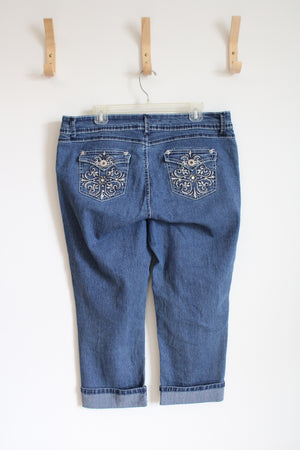 Roz & Ali Denim Capri Pants | 14