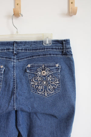 Roz & Ali Denim Capri Pants | 14