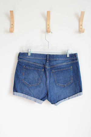 Old Navy Denim Boyfriend Midrise Ripped Shorts | 10