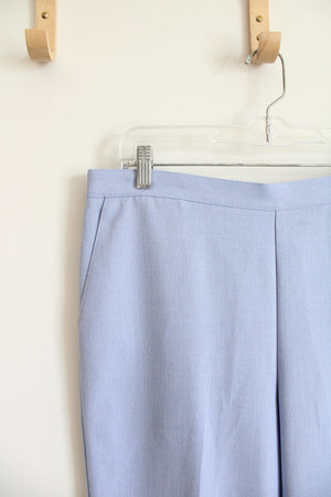 Alfred Dunner Periwinkle Elastic Waist Trouser Pants | 14