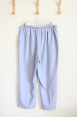 Alfred Dunner Periwinkle Elastic Waist Trouser Pants | 14