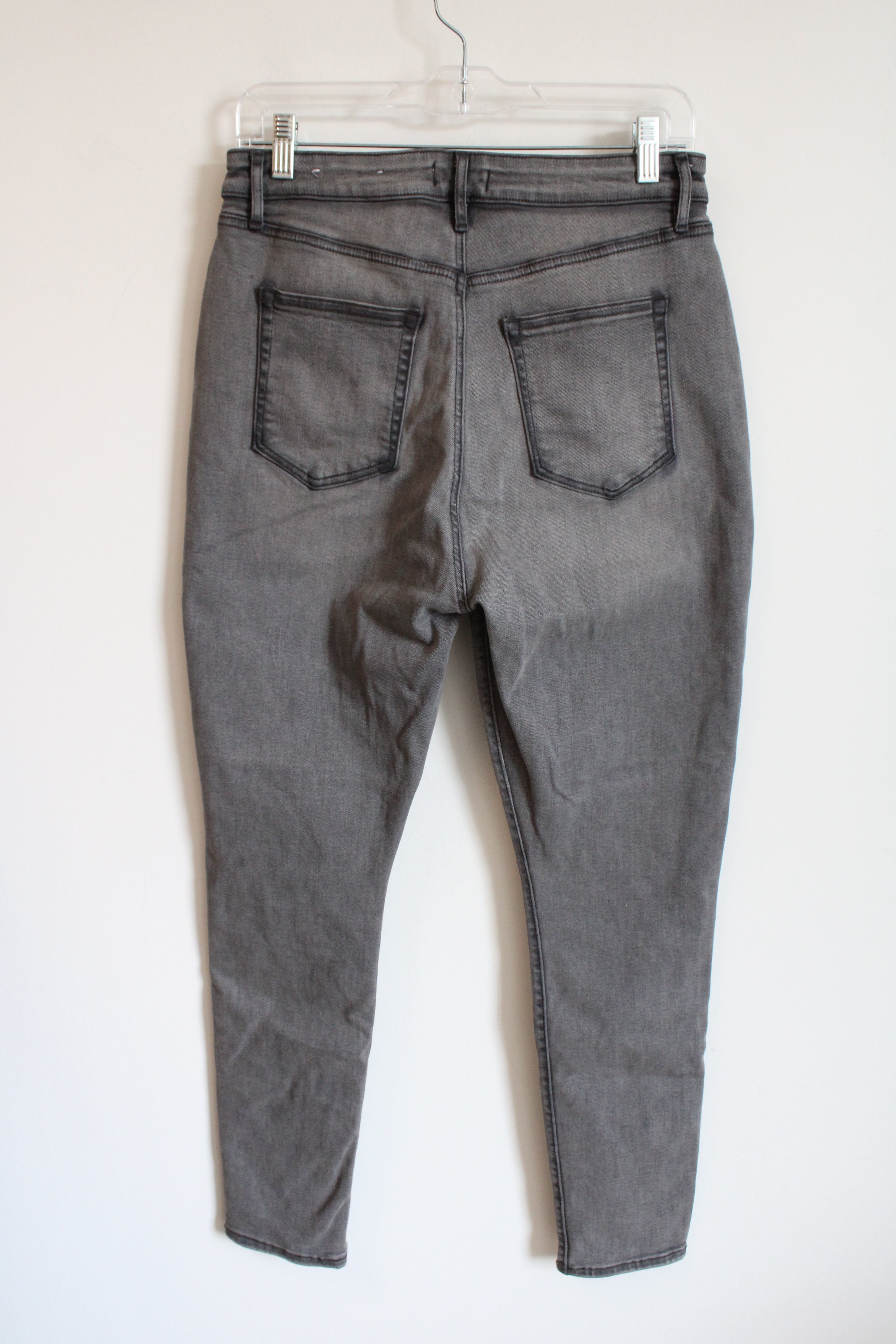 LOFT The Curvy Sculpt Jegging Gray Jeans | 10