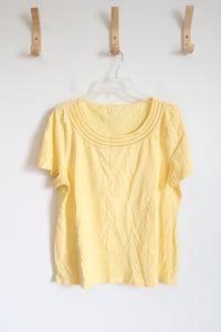 Talbots Yellow Tee | XL