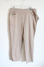 NEW Napa Valley Tan Pants | 14 Petite