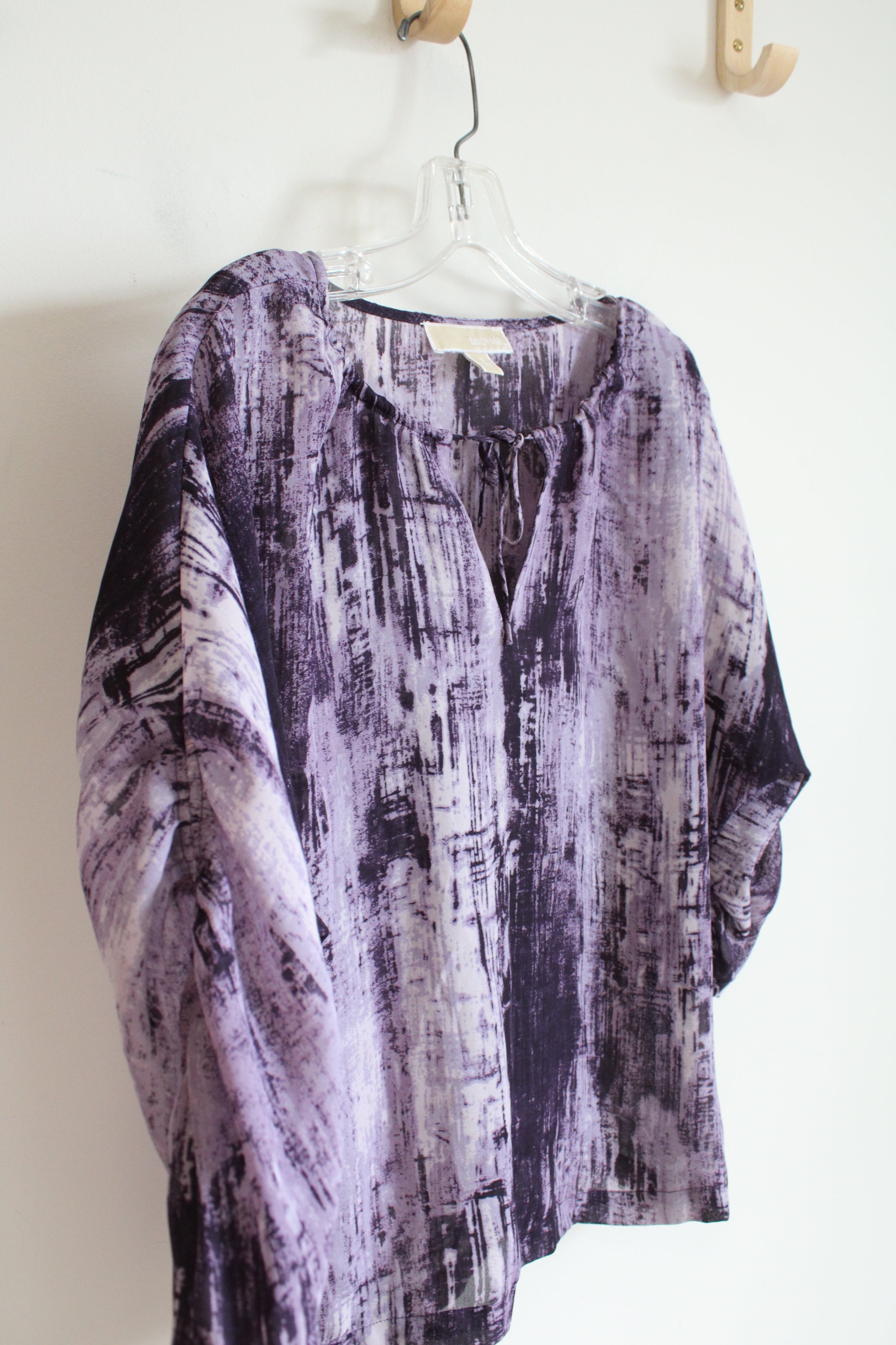 Michael Kors Purple Patterned Top | S