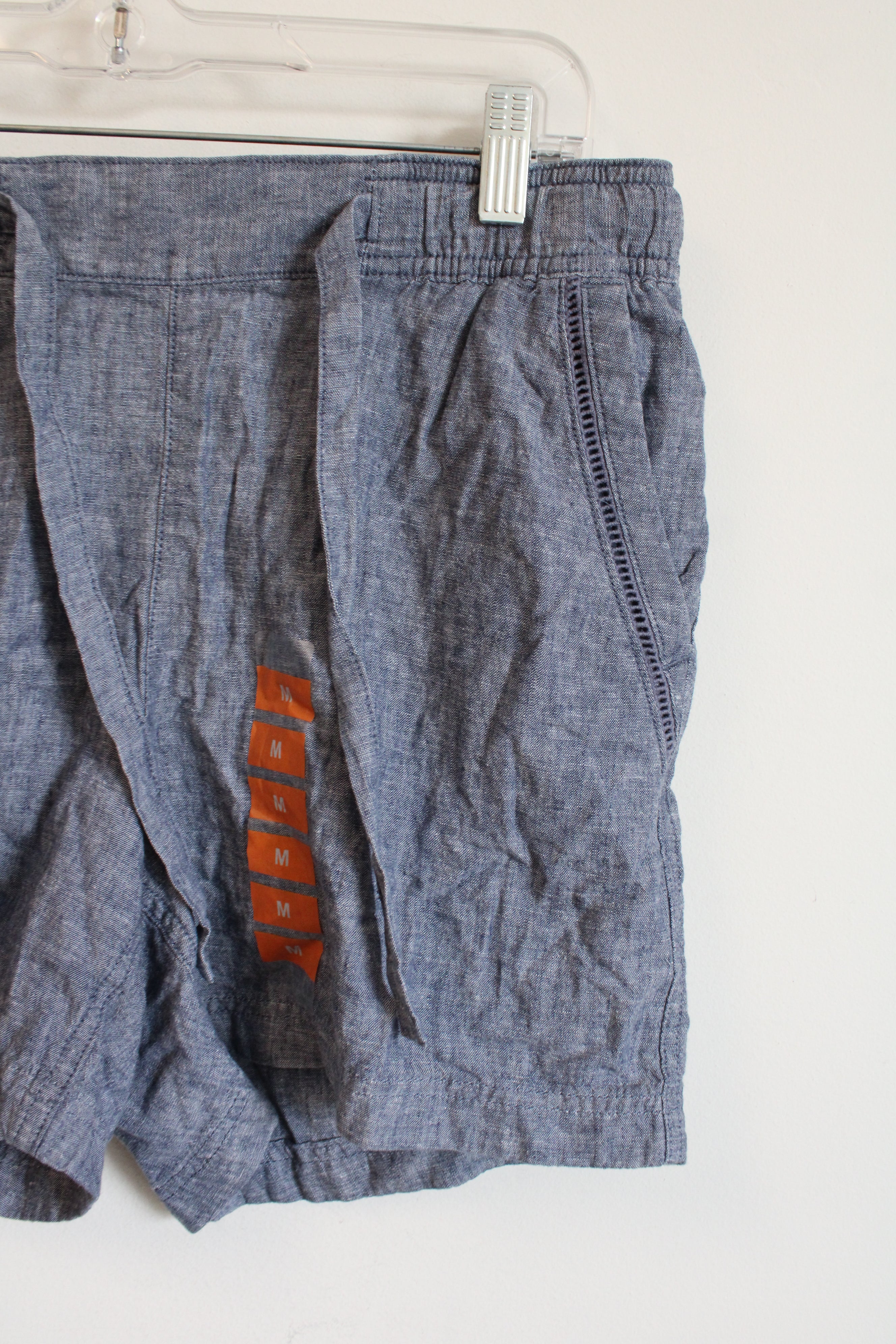 NEW Eddie Bauer Linen Blend Drawstring Shorts | M