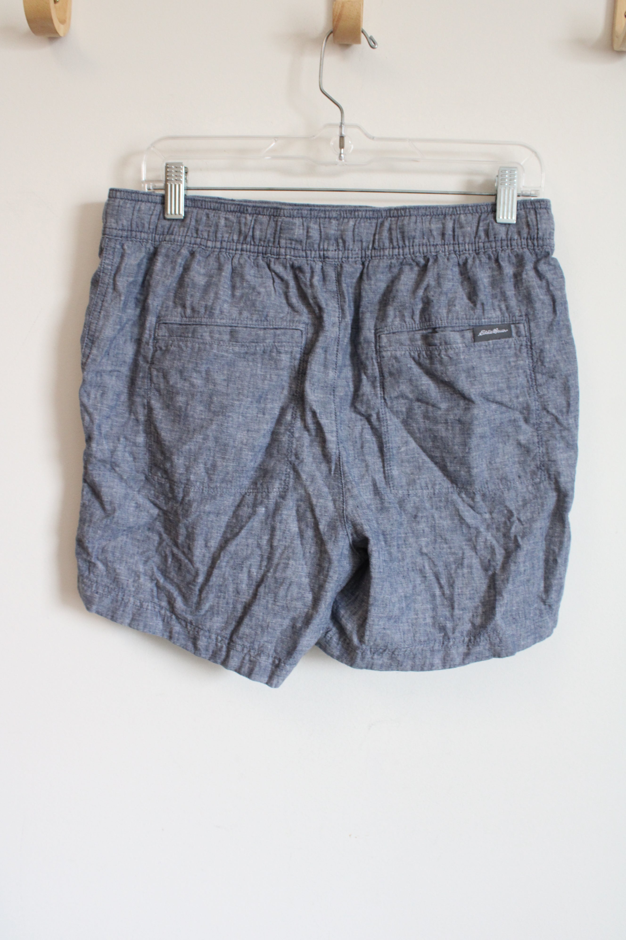 NEW Eddie Bauer Linen Blend Drawstring Shorts | M