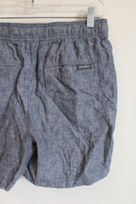 NEW Eddie Bauer Linen Blend Drawstring Shorts | M