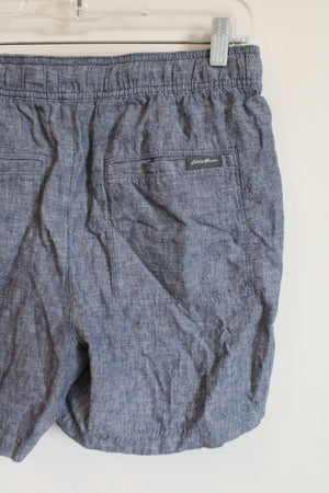 NEW Eddie Bauer Linen Blend Drawstring Shorts | M