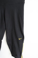 Nike Black Yellow Livestrong Capri Legging | S