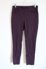 Chico's Perfect Stretch Eggplant Purple Pant | 00 (2)