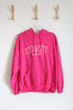 Pacific & Co Pink Ocean City Maryland Hoodie | L