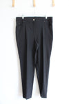 NEW Joan Vass New York Black Elastic Waistband Pants | 20W