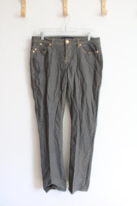 Rock & Republic Gray Gold Shimmer Jeans | 12