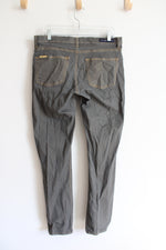 Rock & Republic Gray Gold Shimmer Jeans | 12