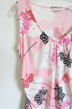 New York & Co. Pink Patterned Floral Tank | M