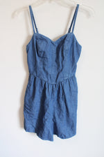 Old Navy Chambray Romper | XS Tall