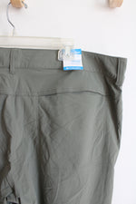 NEW Columbia Omni-Shield Green Capri Pants | 20W