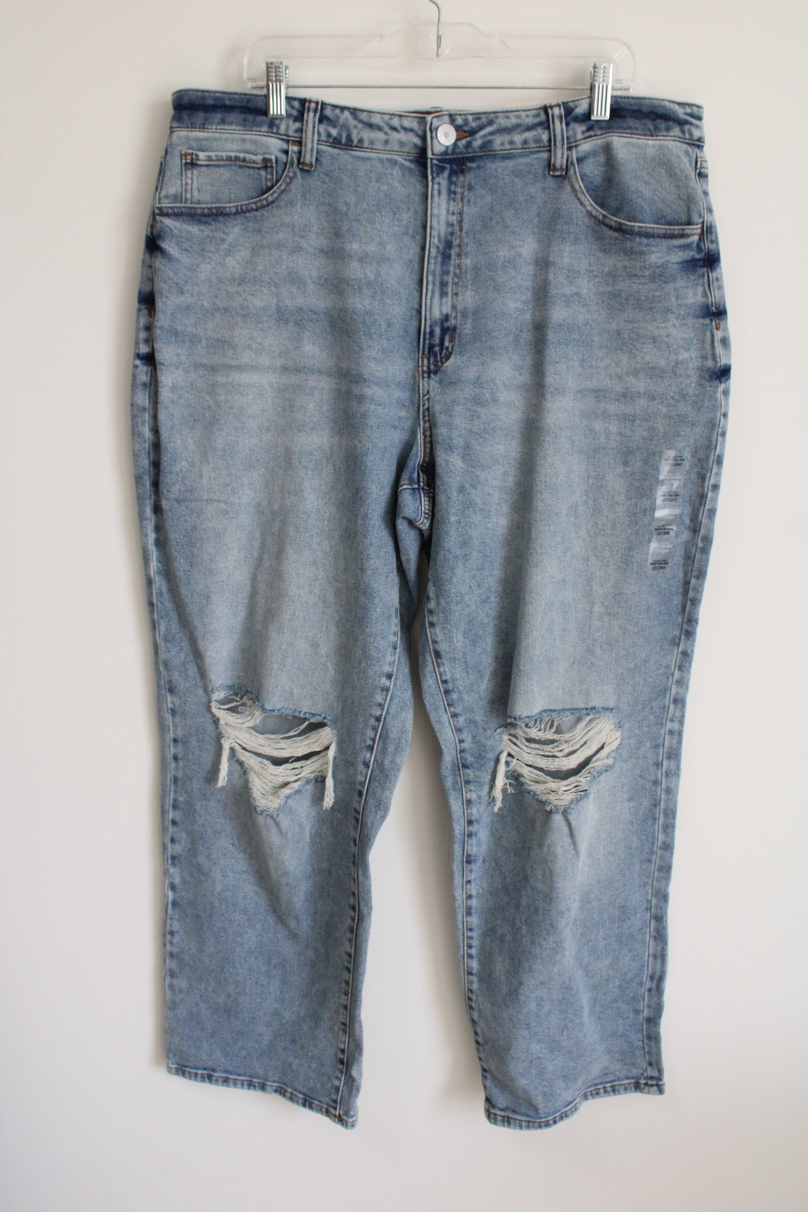 NEW SO Highest Rise Distressed Baggy Dad Jeans | 20