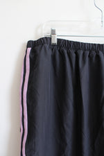 Adidas Gray & Purple Capri Athletic Sweatpants | 3X