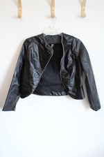 Shein Faux Leather Jacket | L