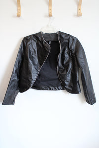 Shein Faux Leather Jacket | L