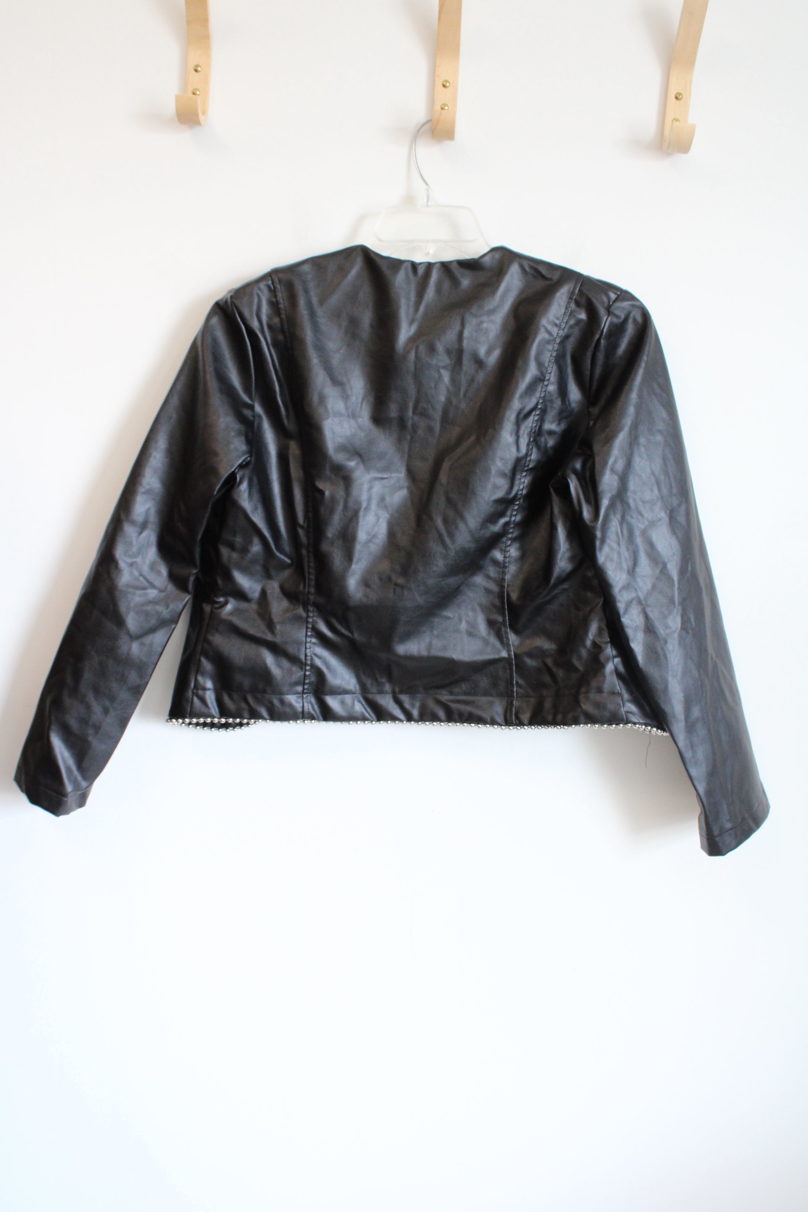 Shein Faux Leather Jacket | L