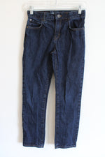 Children's Place Straight Fit Dark Wash Jeans | 12