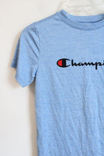 Champion Light Blue Logo Tee | 10/12