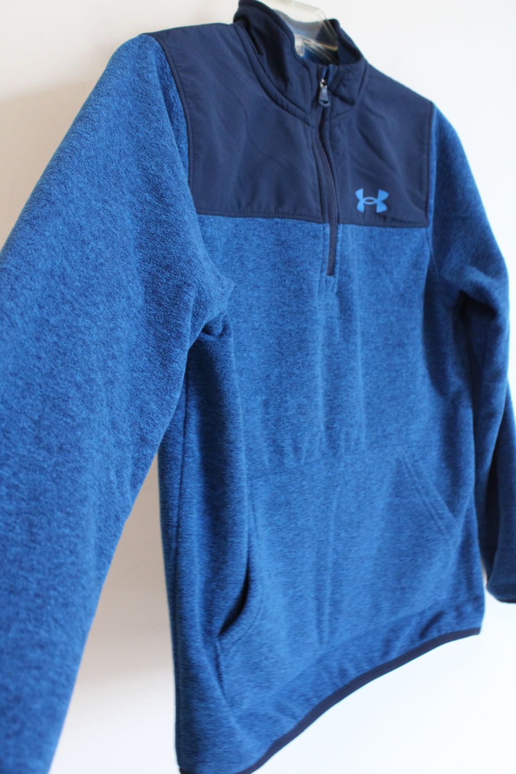 Under Armour Blue Fleece Zip UP Jacket | Youth L (14/16)