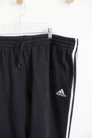 Adidas Black & White Sweatpants | 3XL