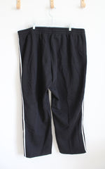 Adidas Black & White Sweatpants | 3XL