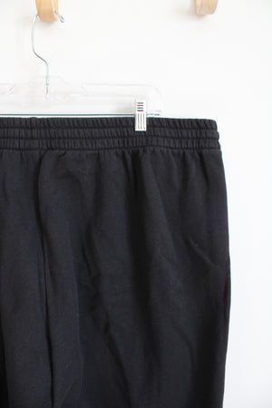 Adidas Black & White Sweatpants | 3XL